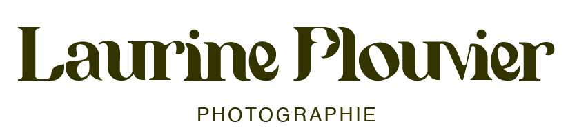 Logo Laurine Plouvier photographie en français et png